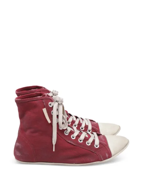 Balenciaga Pre-Owned Ultra Flat canvas sneakers Red BAPUUSSH639899W