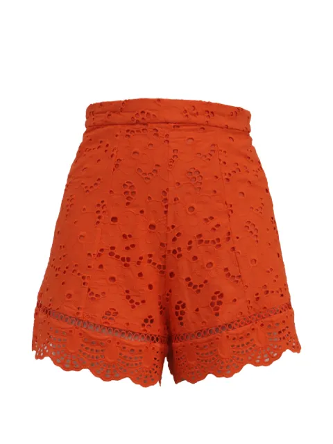 ZIMMERMANN high-waisted shorts Orange NAPPUUSCL640724W