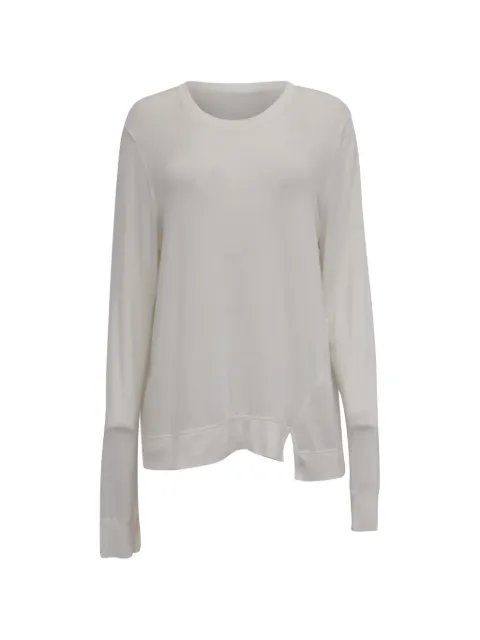 Pre-Owned Alexander Wang long-sleeve T-shirt White NAPPUUSCL641725W