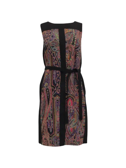 Etro Vintage paisley-print mini dress Black NAPPUUSCL640426W