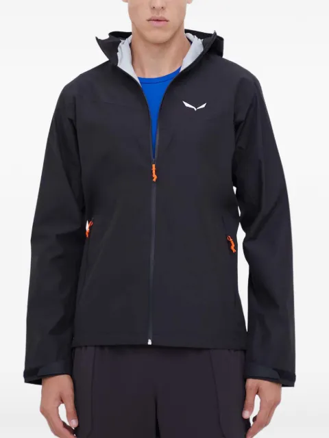 Salewa zip hodded jacket Black 28615