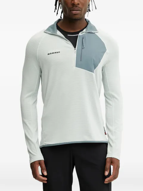 Mammut Aenergy Ligh zip striped sweater Neutrals 101405521