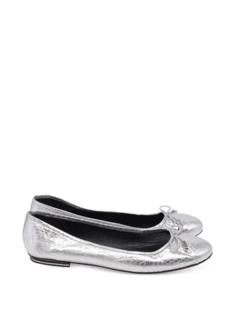 Michael Kors Vintage bow embellished ballet flats Silver GILTPUUSSH640106W