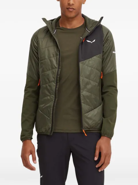 Salewa quilted hooded jacket Green 28720