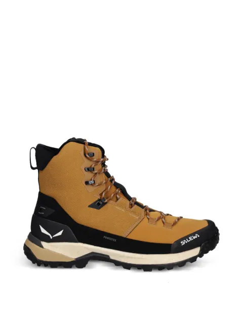 Salewa logo-print lace-up performance footwear Brown 61447