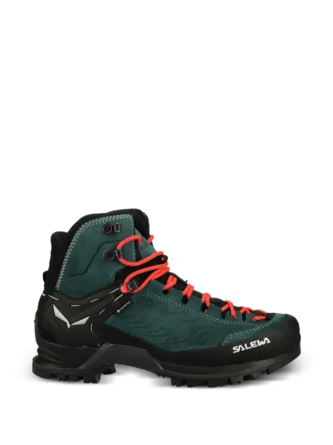 Salewa MTN Trainer Mid GTX geometric-pattern trainers Green 63459
