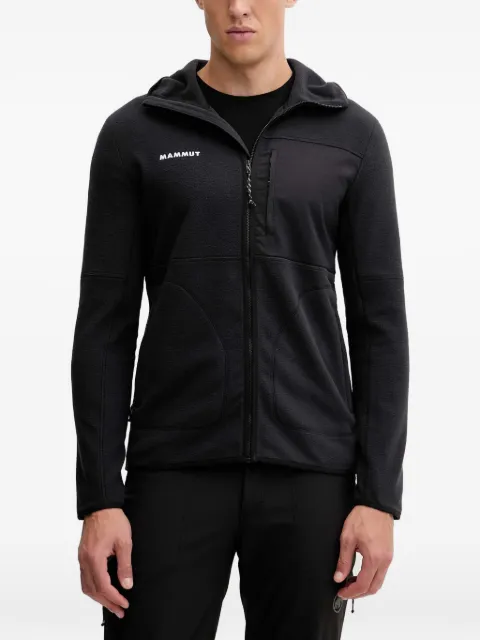 Mammut logo-print hoodie Black 101406490