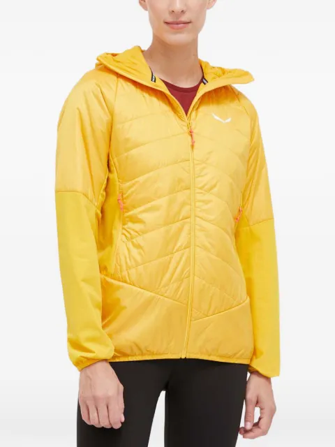 Salewa quilted hooded performance jacket Yellow 28721