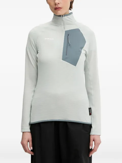 Mammut logo-detail sweatshirt Neutrals 101405531
