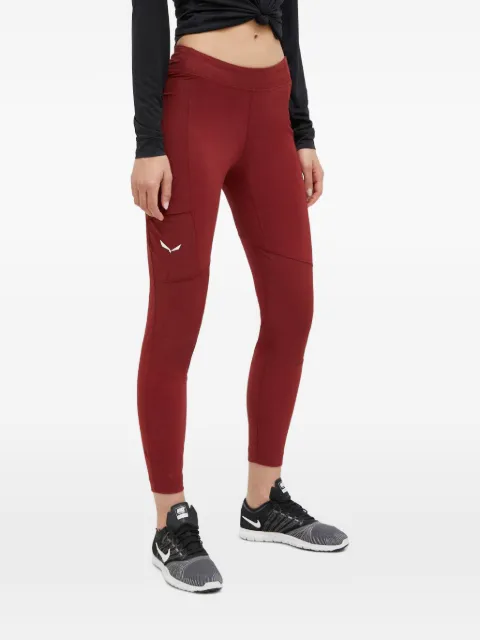 Salewa patch-pocket leggings Red 28034