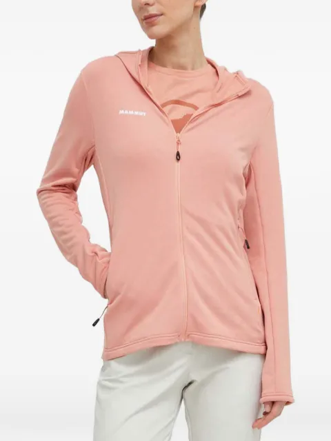 Mammut hooded zip-up sweatshirt Pink 101404410