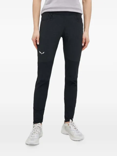 Salewa Agner panelled-design performance leggings Black 27379