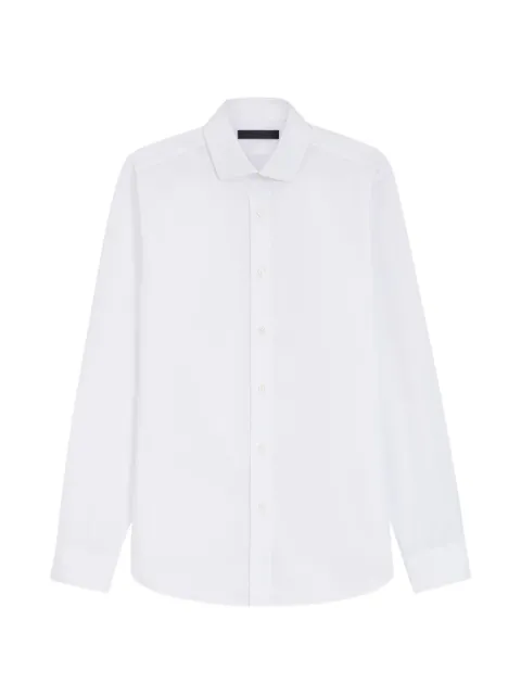 BOSS long-sleeved cotton shirt White 50564427