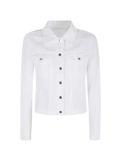 DONDUP collared button jacket White DJ751BF0018DPTD