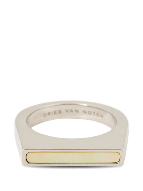 DRIES VAN NOTEN signet ring Silver 2610282220078