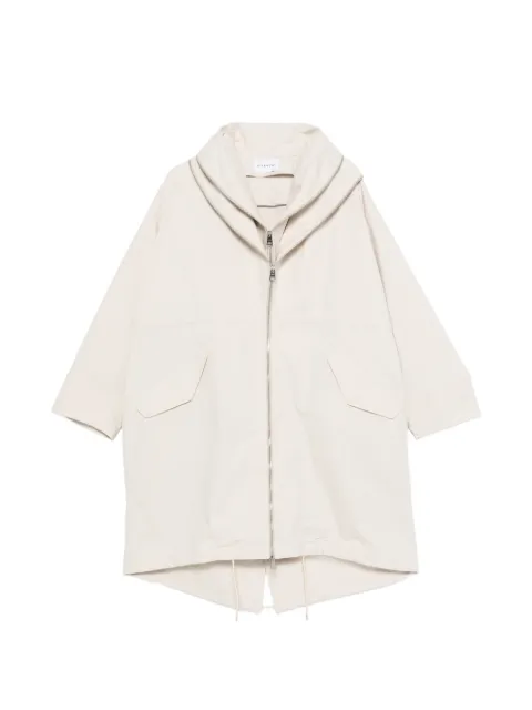 Givenchy hooded zip coat Neutrals BW00TV164Z270