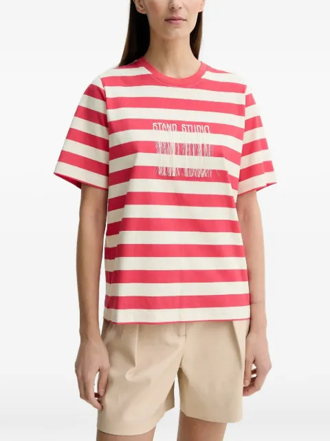 STAND STUDIO striped T-shirt Red 622058500
