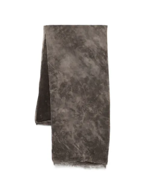 Avant Toi mottled-print scarf Grey 226SA1034ALEVA