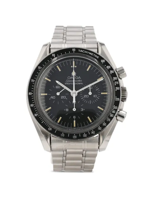 OMEGA 1990s 42mm Speedmaster screwed caseback watch Silver 424281