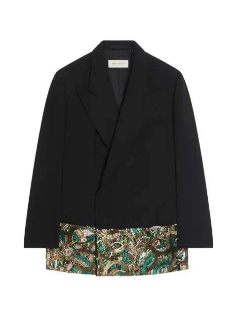 DRIES VAN NOTEN embellished blazer Black 2610204383055