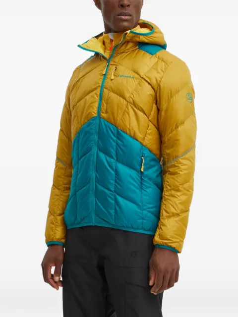 La Sportiva quilted-design hooded jacket Yellow L82732733
