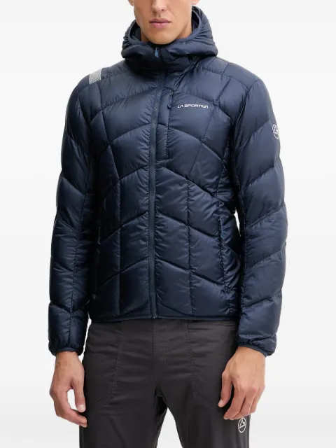 La Sportiva Pinnacle hooded quilted jacket Blue ZASJ095