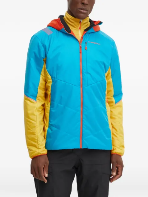 La Sportiva hooded quilted-design jacket Blue L81614735