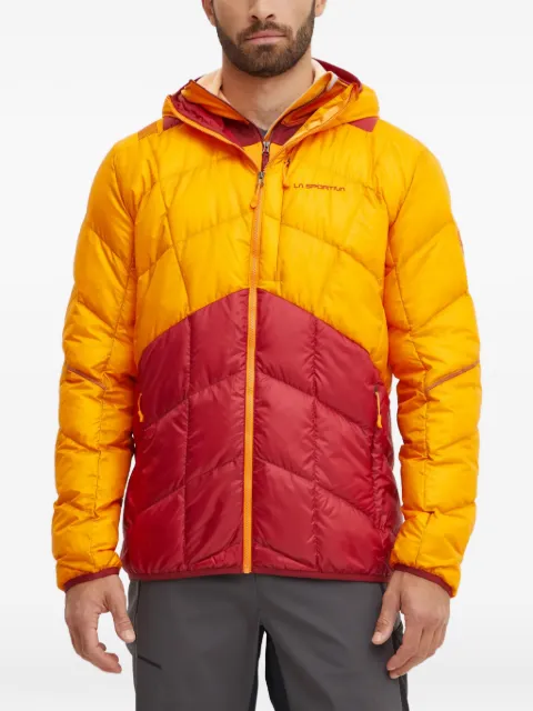 La Sportiva hooded quilted jacket Yellow L82102320