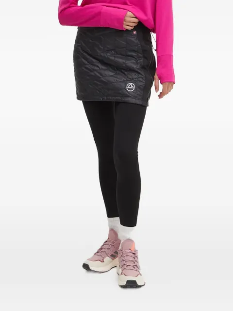 La Sportiva quilted mini skirt Black ZASM005