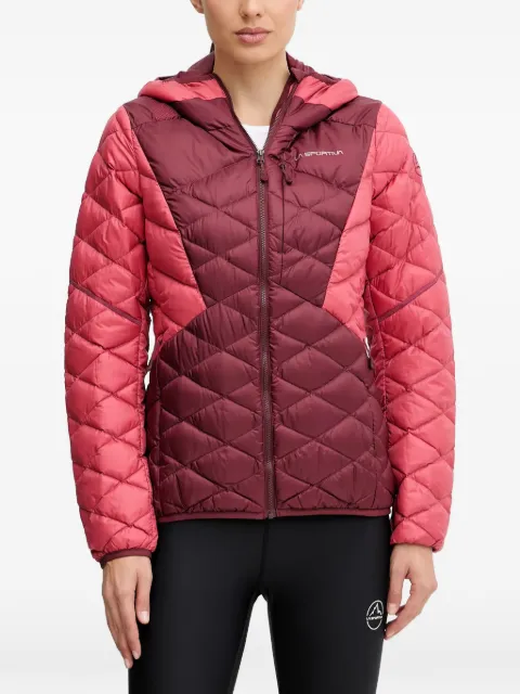 La Sportiva hooded quilted-design jacket Pink ZASJ098