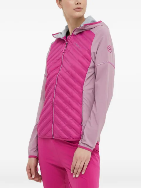 La Sportiva quilted-design hooded performance jacket Pink ZARJ015