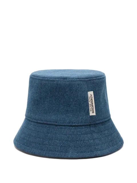Ruslan Baginskiy logo-patch bucket hat Blue BCT078CJNSFLT