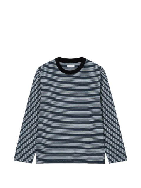 TOMBOY striped long-sleeves top Green 9156122113