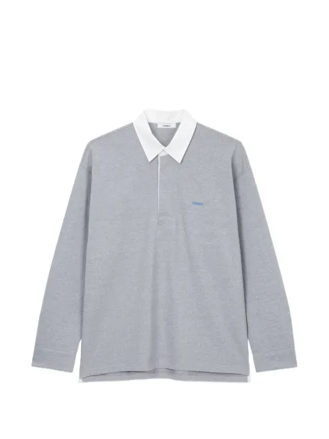 TOMBOY long-sleeves polo top Grey 9156122111