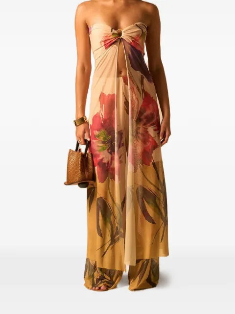 JBQ Coast floral-print trousers Neutrals P100185FLORALMULTI