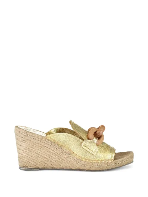 Pedro Garcia Oliveta wedge sandals Gold OLIVETA02002