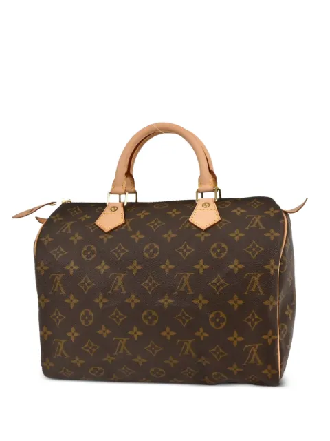Louis Vuitton Pre-Owned 2004 30 Speedy monogram-canvas tote bag Brown 116197