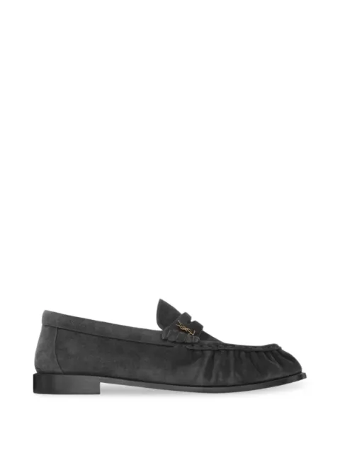 Saint Laurent mud suede loafers Brown 83947127DTT