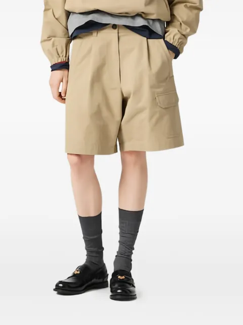 Miu Miu ripstop bermudas Neutrals MP1973SOOO19CU