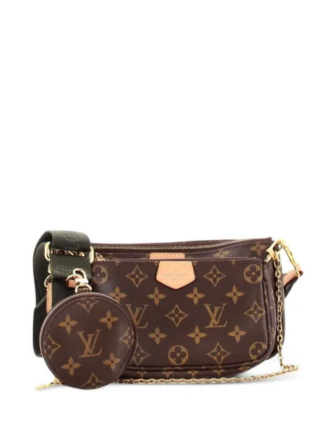 Louis Vuitton Pre-Owned Multi Pochette Accessoires Monogram Canvas crossbody bag Brown RAJ4PWJBM44O7VUA