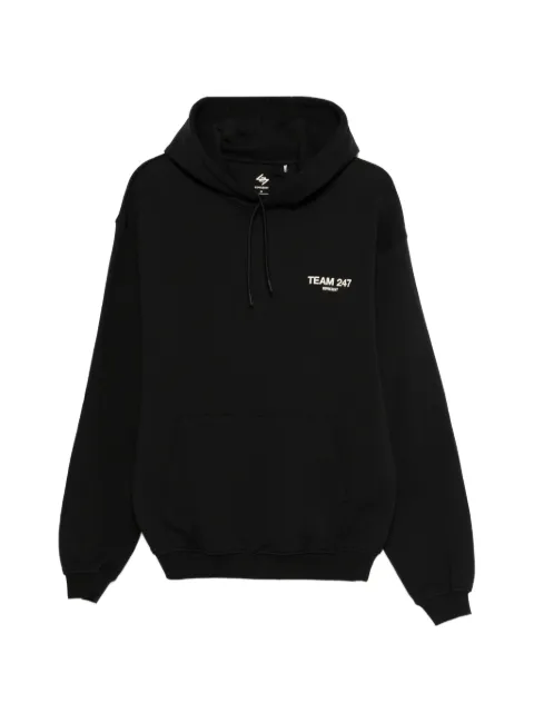 Represent logo-print hoodie Black 247M100106