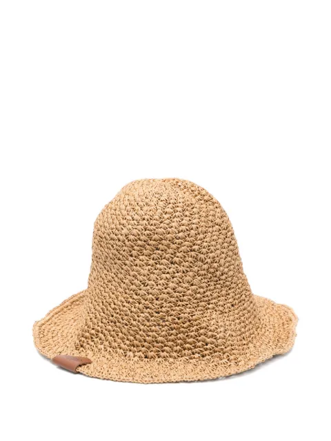 Ruslan Baginskiy straw bucket hat Neutrals BCT036PSTRFLTL