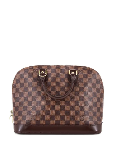 Louis Vuitton Pre-Owned Alma Handbag Damier PM satchel Brown FM3HPTT9IPO7ZAE4