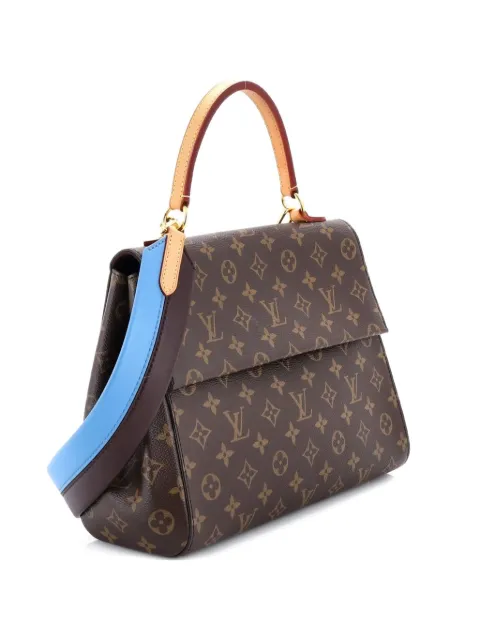 Louis Vuitton Pre-Owned Cluny Top Handle Bag Monogram Canvas MM shoulder bag Brown 15EGZ67WQ7OKL1TP