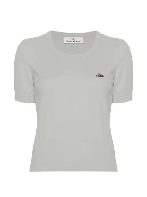 Vivienne Westwood Orb short-sleeve T-shirt Grey 1803002QY001AP403