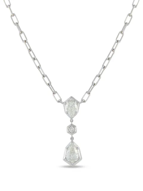 LB Exclusive diamond necklace Silver ANK20016