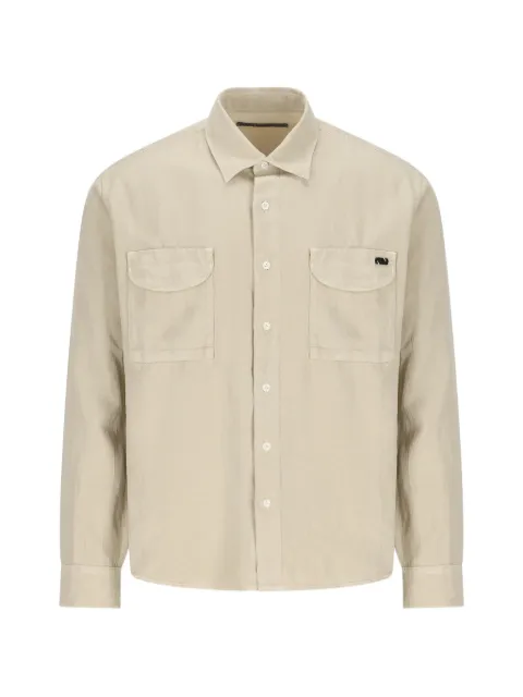 Massimo Osti Studio flap-pocket shirt Neutrals MSH302A110638O310
