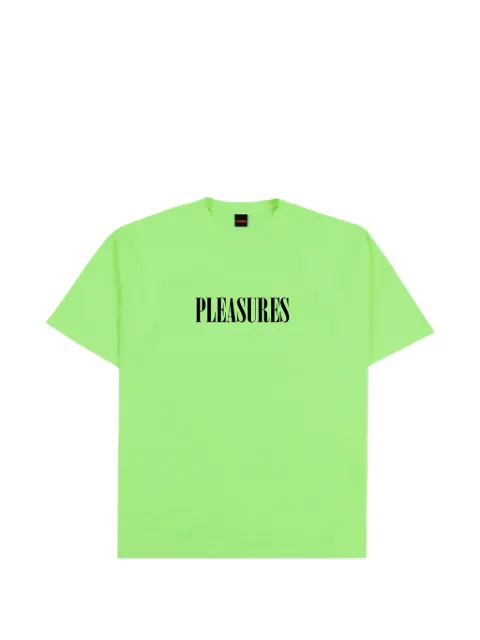 Pleasures Exhibition short-sleeve T-shirt Green P25W074LIME