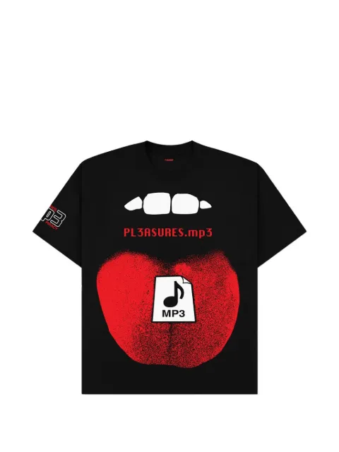 Pleasures graphic short-sleeve T-shirt Black P25W063BLACK