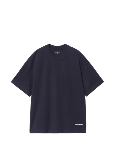 Carhartt WIP Link Script T-shirt Blue I031373